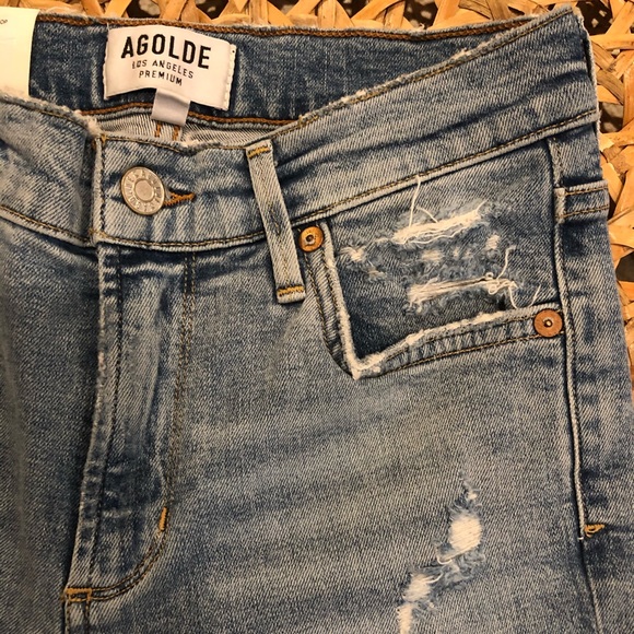 SOLD - AGOLDE Sophie crop skinny jeans - 24 BNWT - Picture 6 of 12